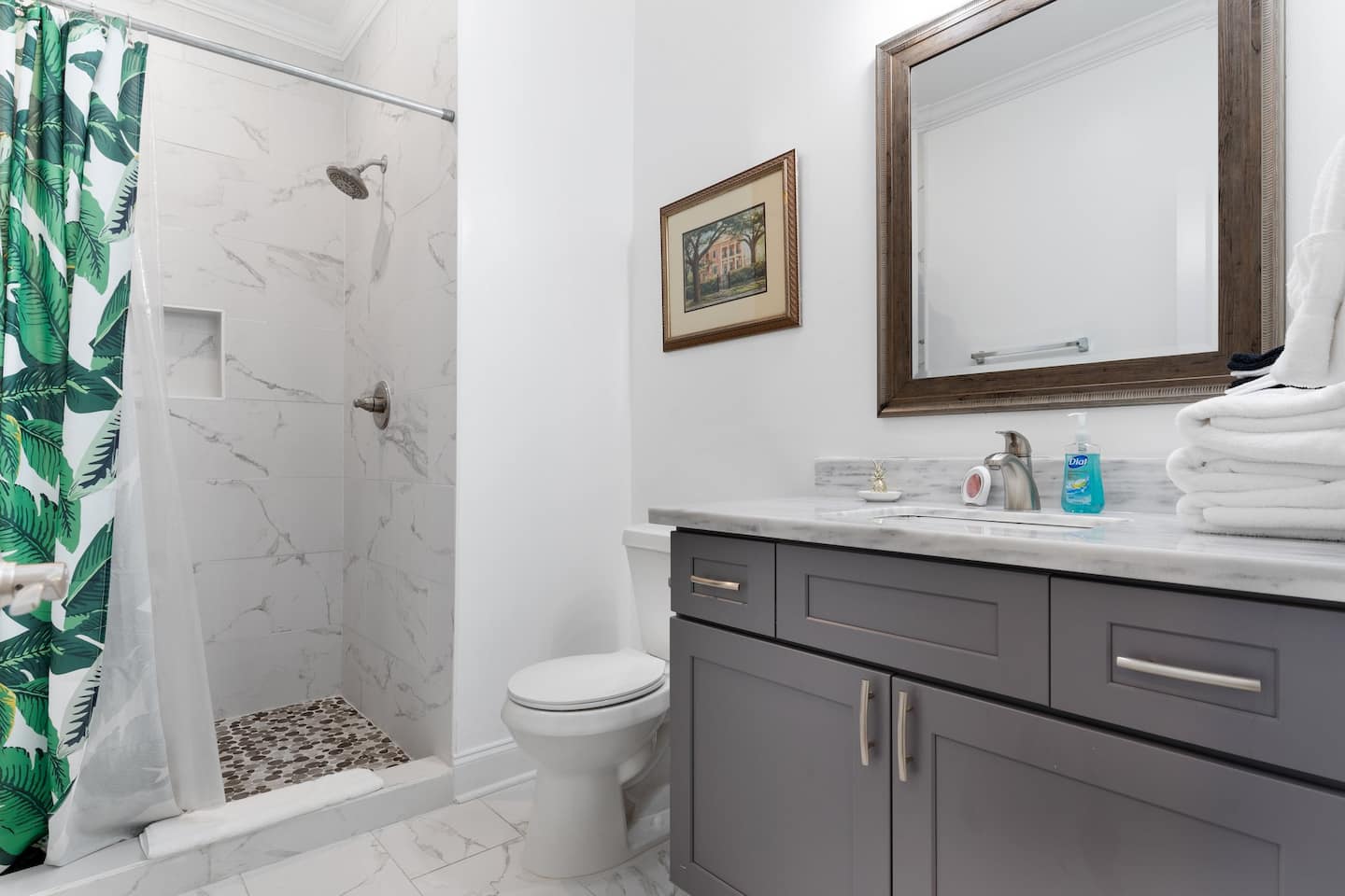 Second Cozy bathroom with walk-in shower