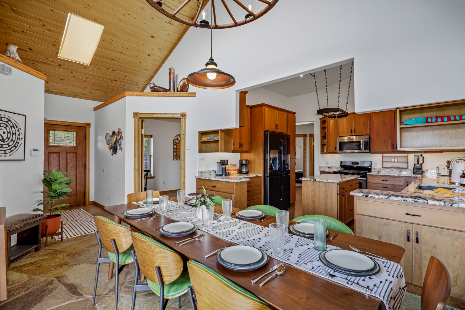 Plenty of seating at this beautiful dining room. 