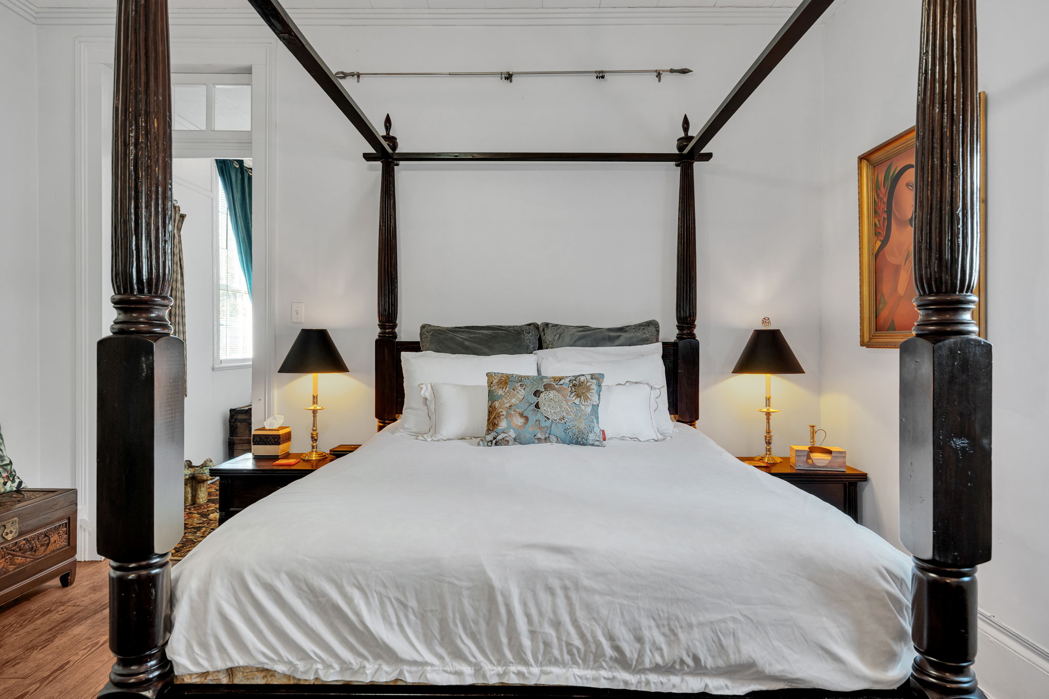 Dreamy king bedroom made for deep rest