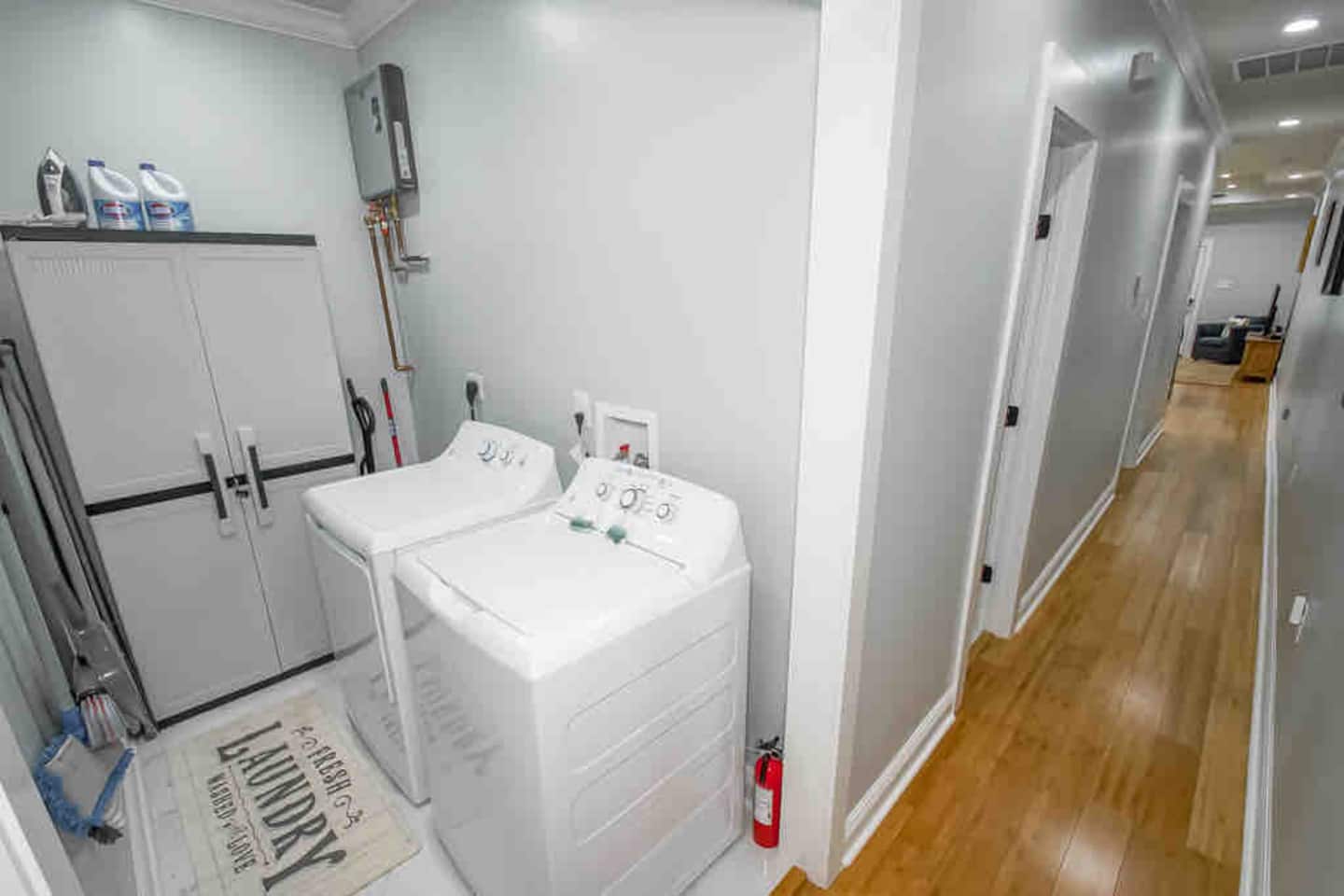 Laundry room provided Pods and dryer sheet