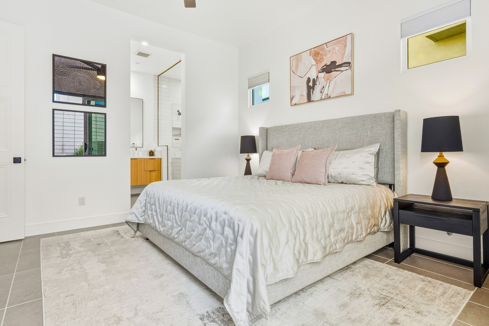 Primary bedroom suite at Miralon Luxe