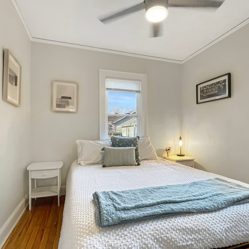 Plush queen bed