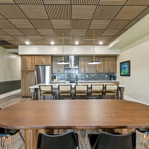 Modern Chef’s Kitchen with Seating for the Whole Crew