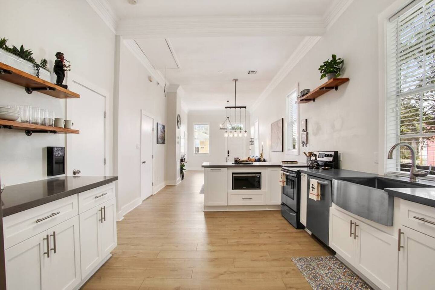 Fully stocked kitchen