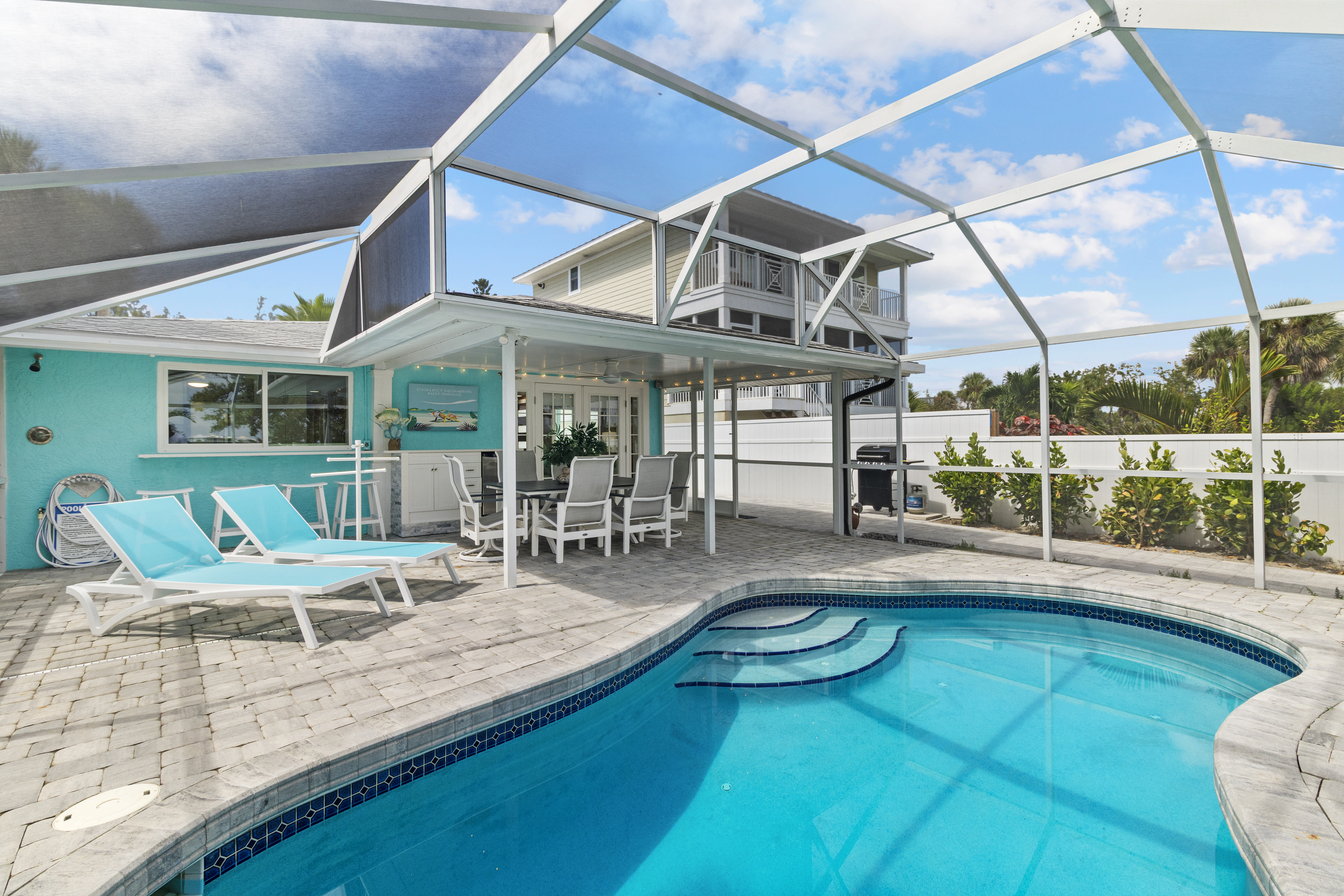Waterfront Haven With Private Beach And Pool - Serene Island Escape - Manasota Key, FL