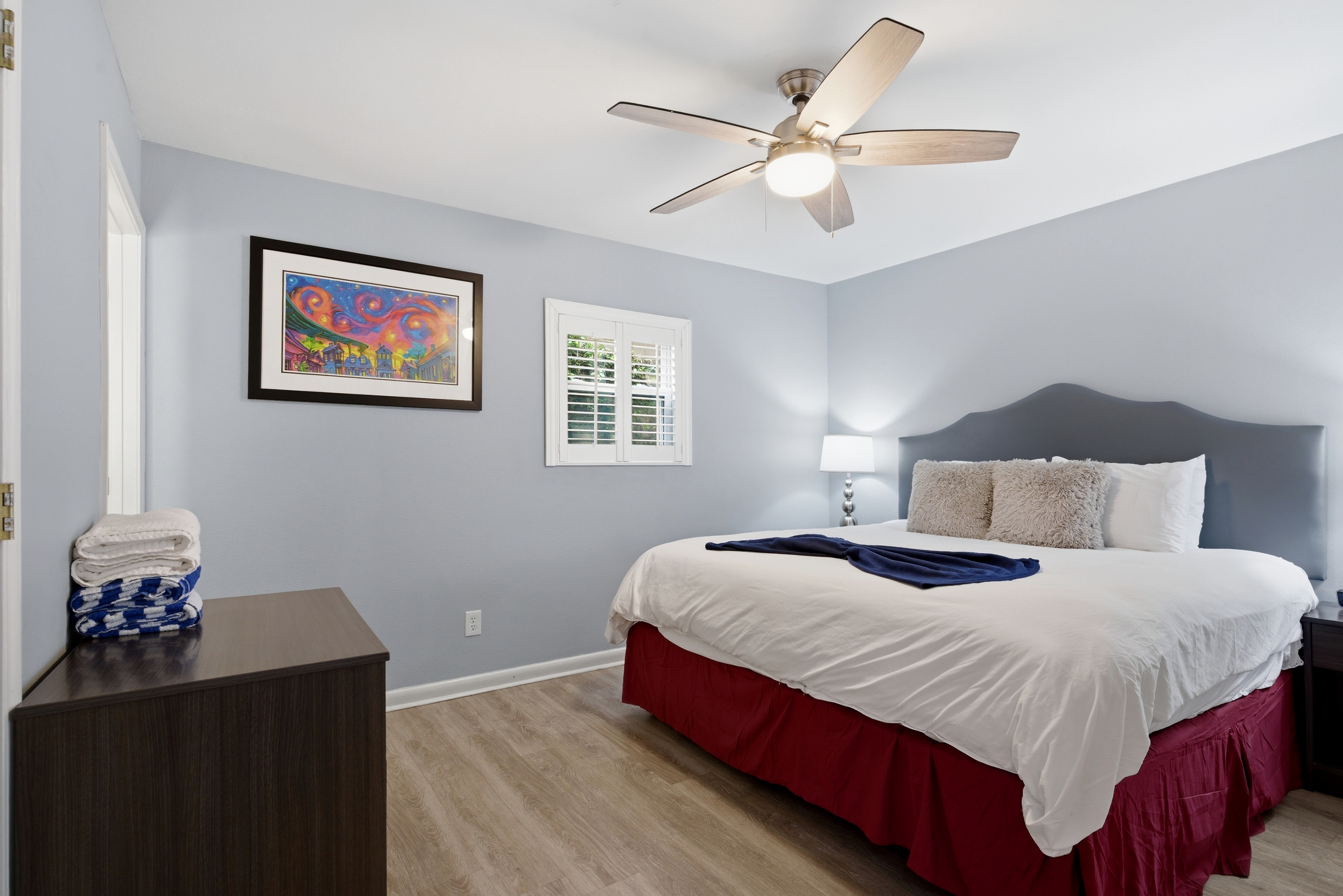 Bright and airy space for relaxation