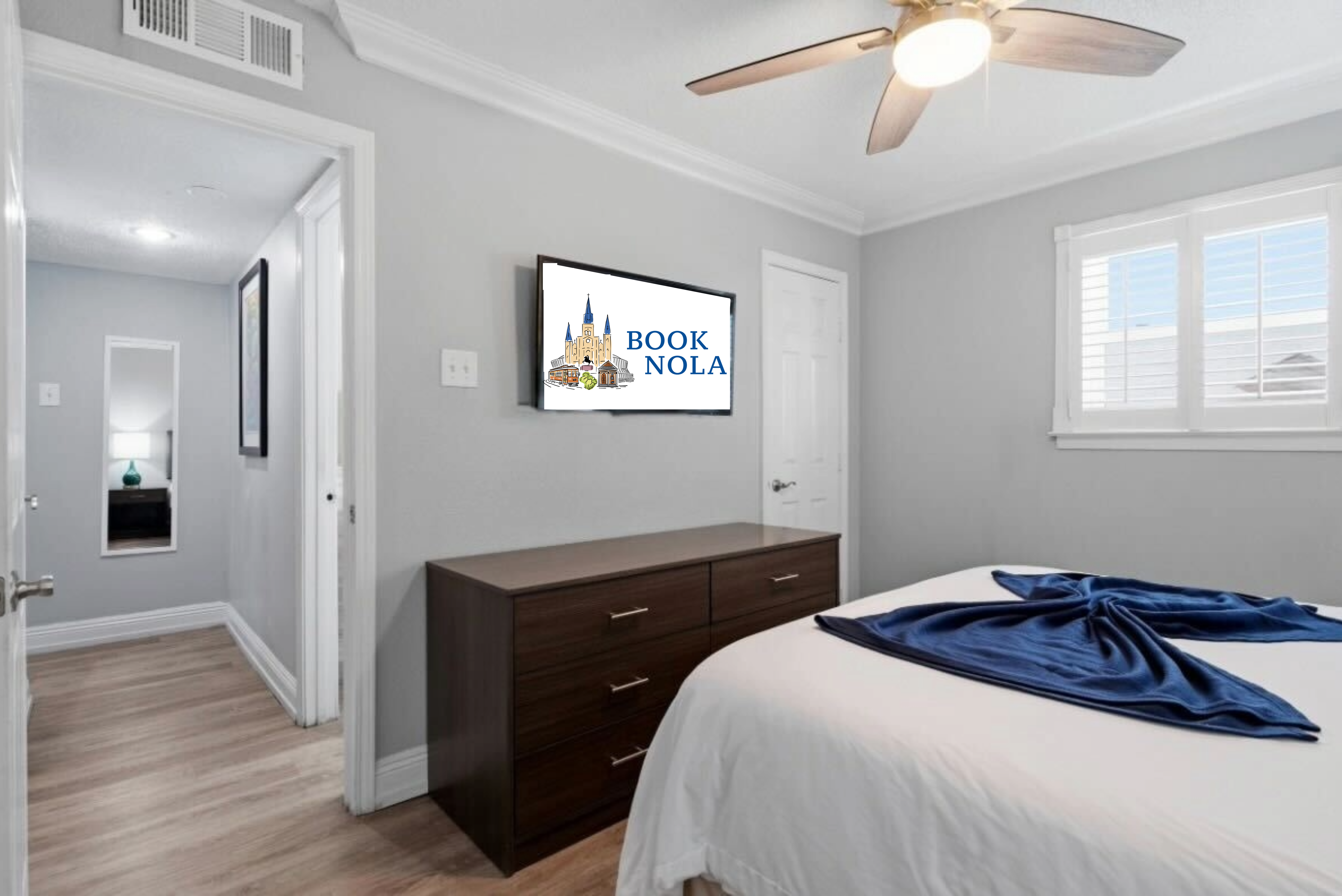 Restful bedroom with elegant simplicity