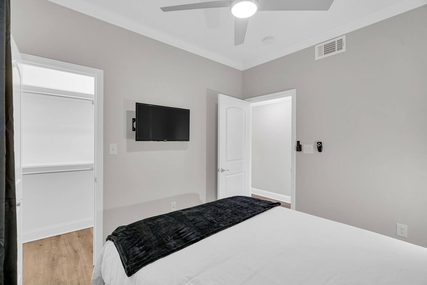 Queen Bedroom | Bedroom tv for relaxing!