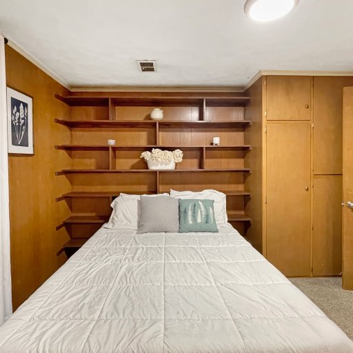 Bedroom 2 - quiet nook with queen bed