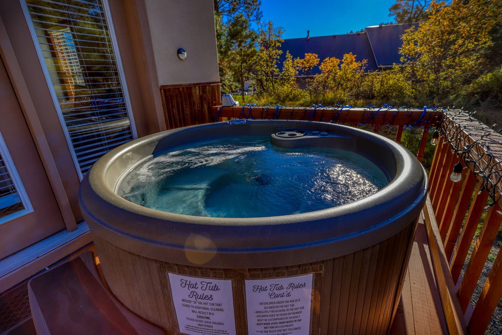 Hot Tub on Back Patio