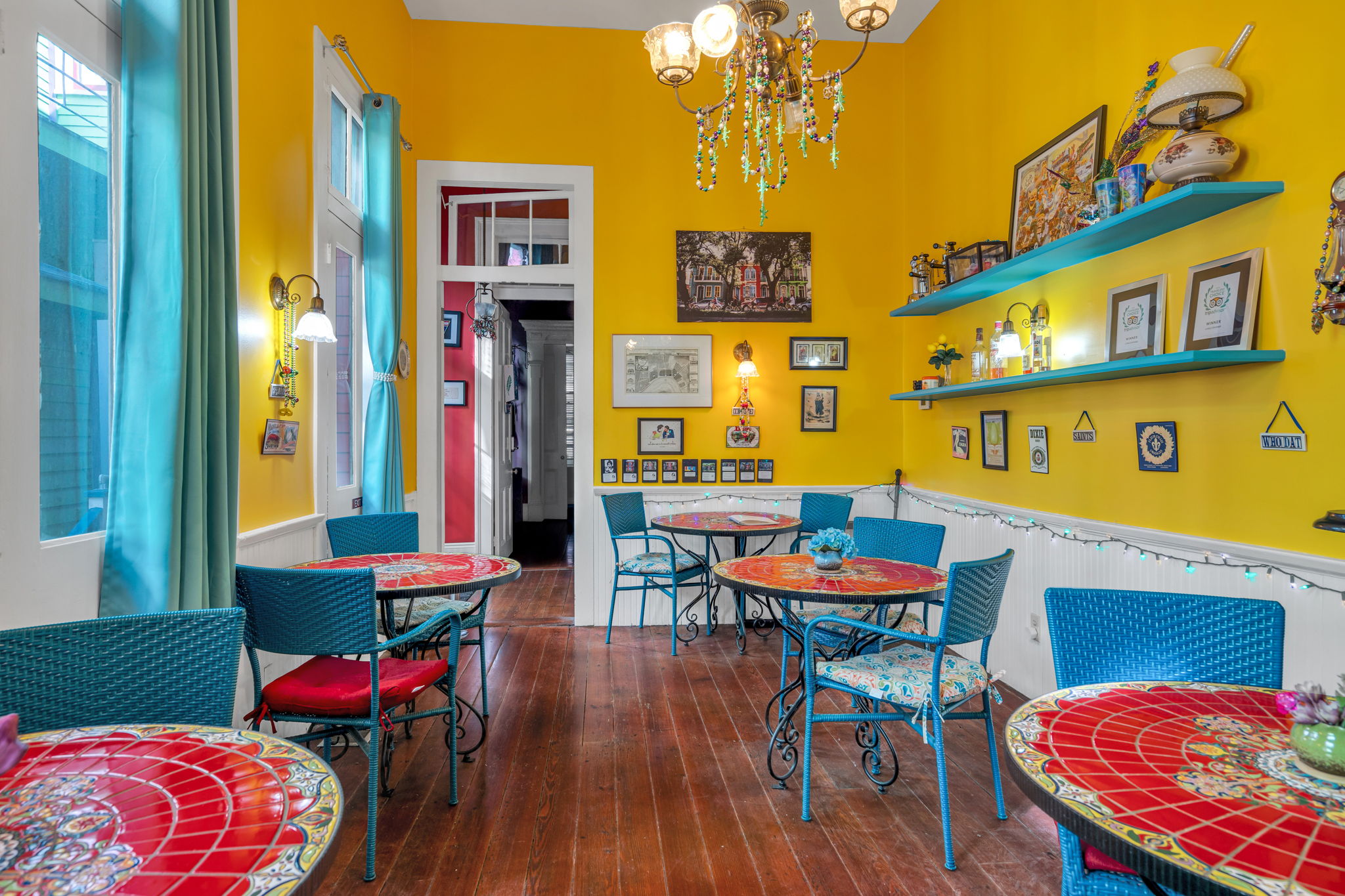 Space filled with charm and character