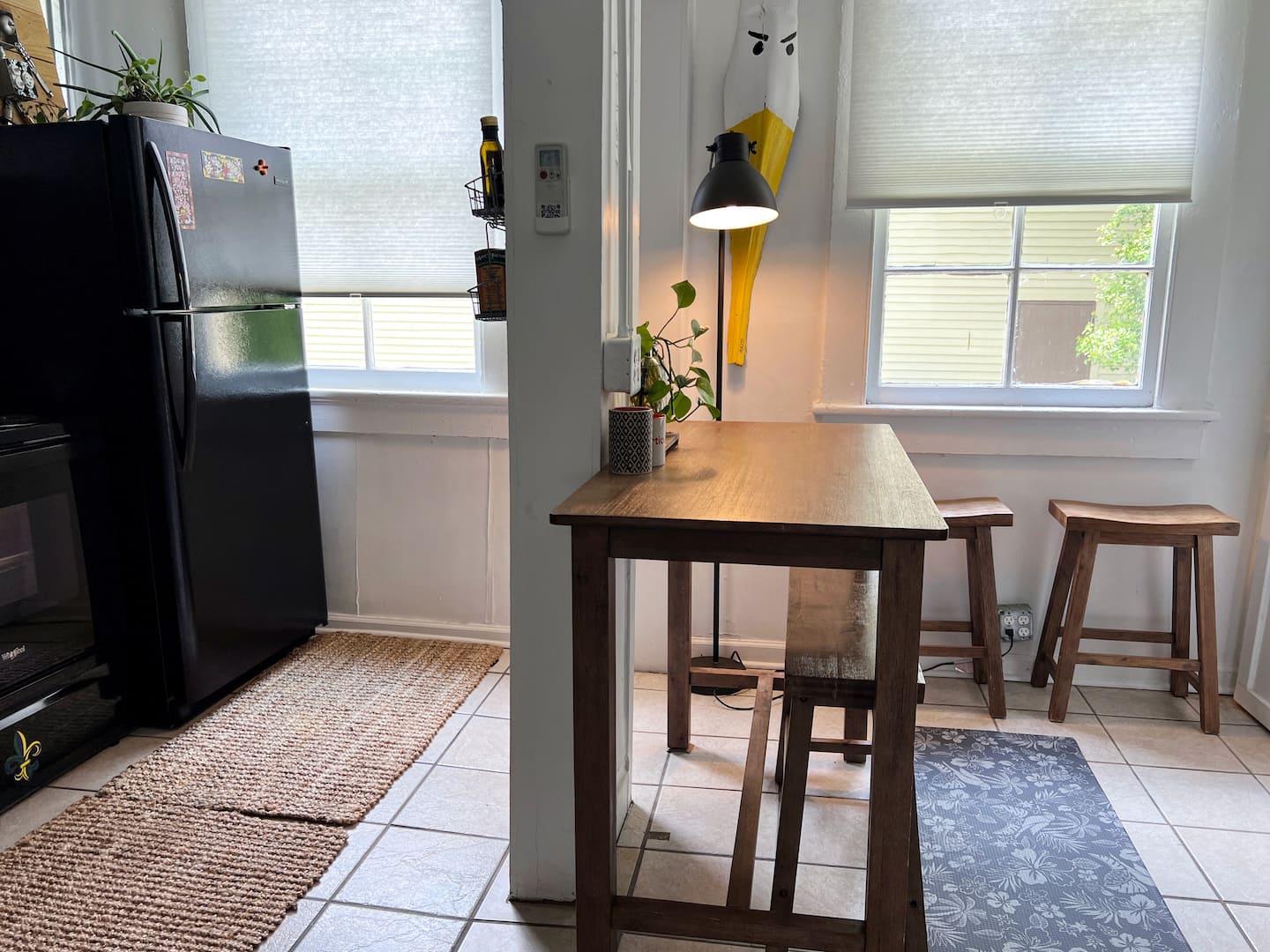 Kitchen seating and dining area.