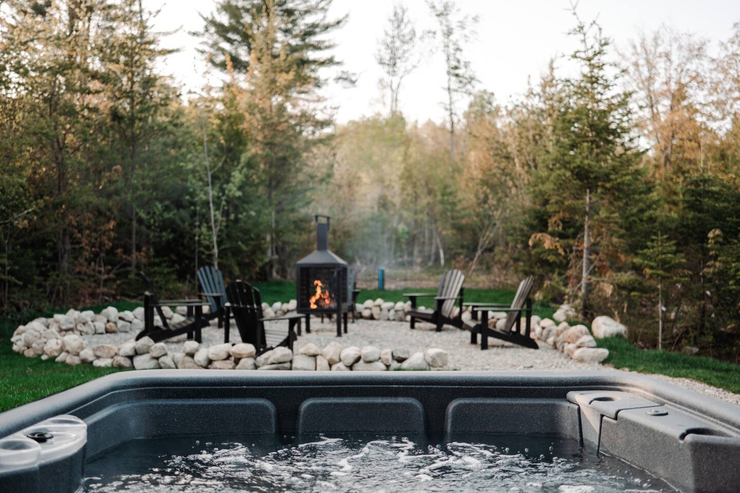 Chalet Mysa | Spa | Espace feu - 2