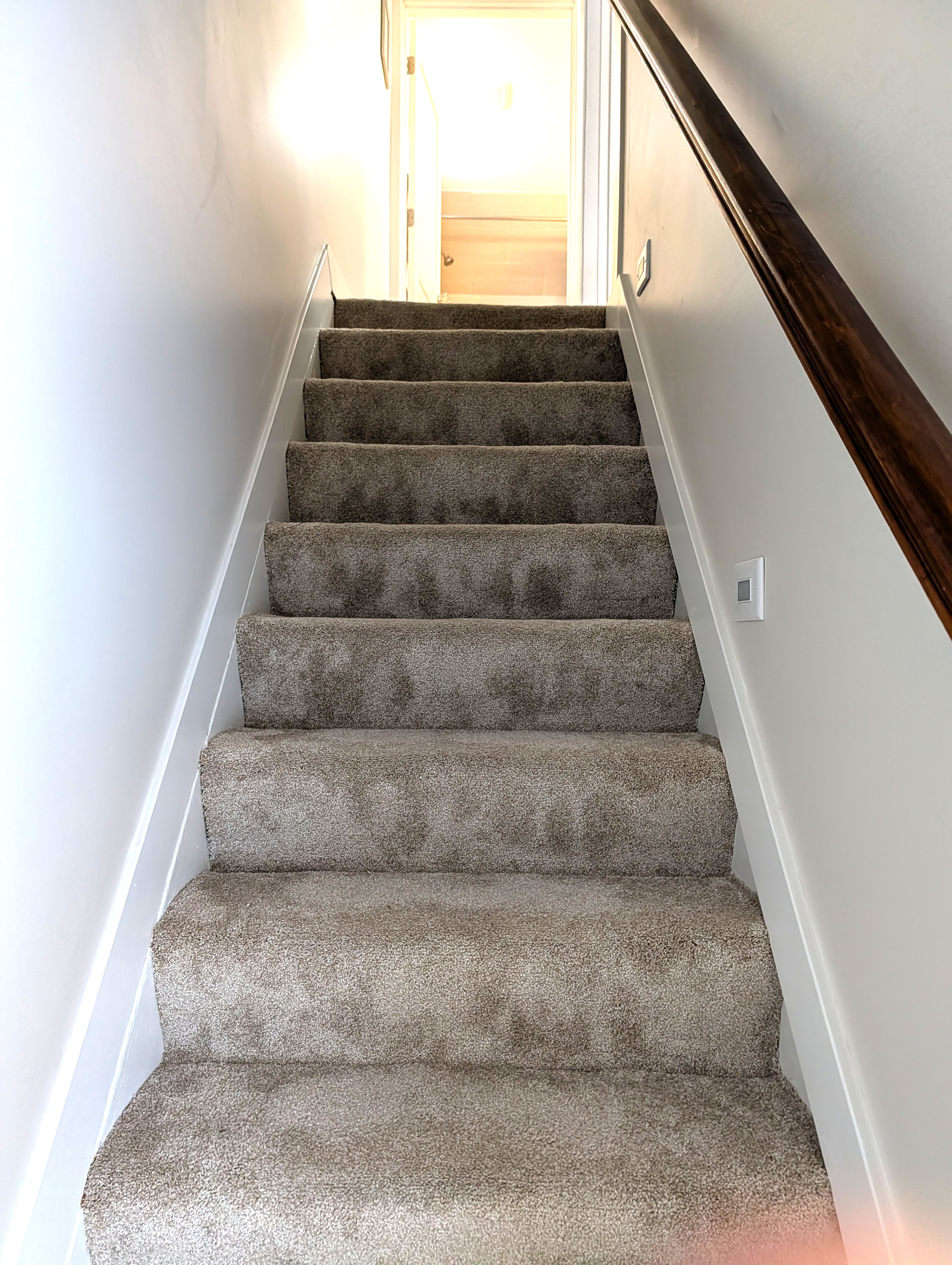 STAIRS:  These are the stairs up to the second floor.  All photos after this one are from the second floor