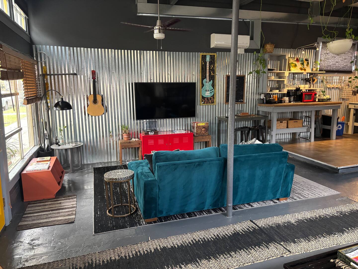 Particular Point is for fun!
That guitar on the wall is meant to be played.