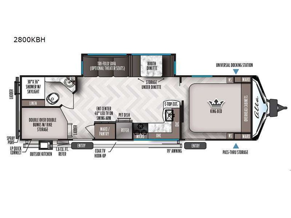 [02] 2022 XL Alta – King Bunkhouse floor plan