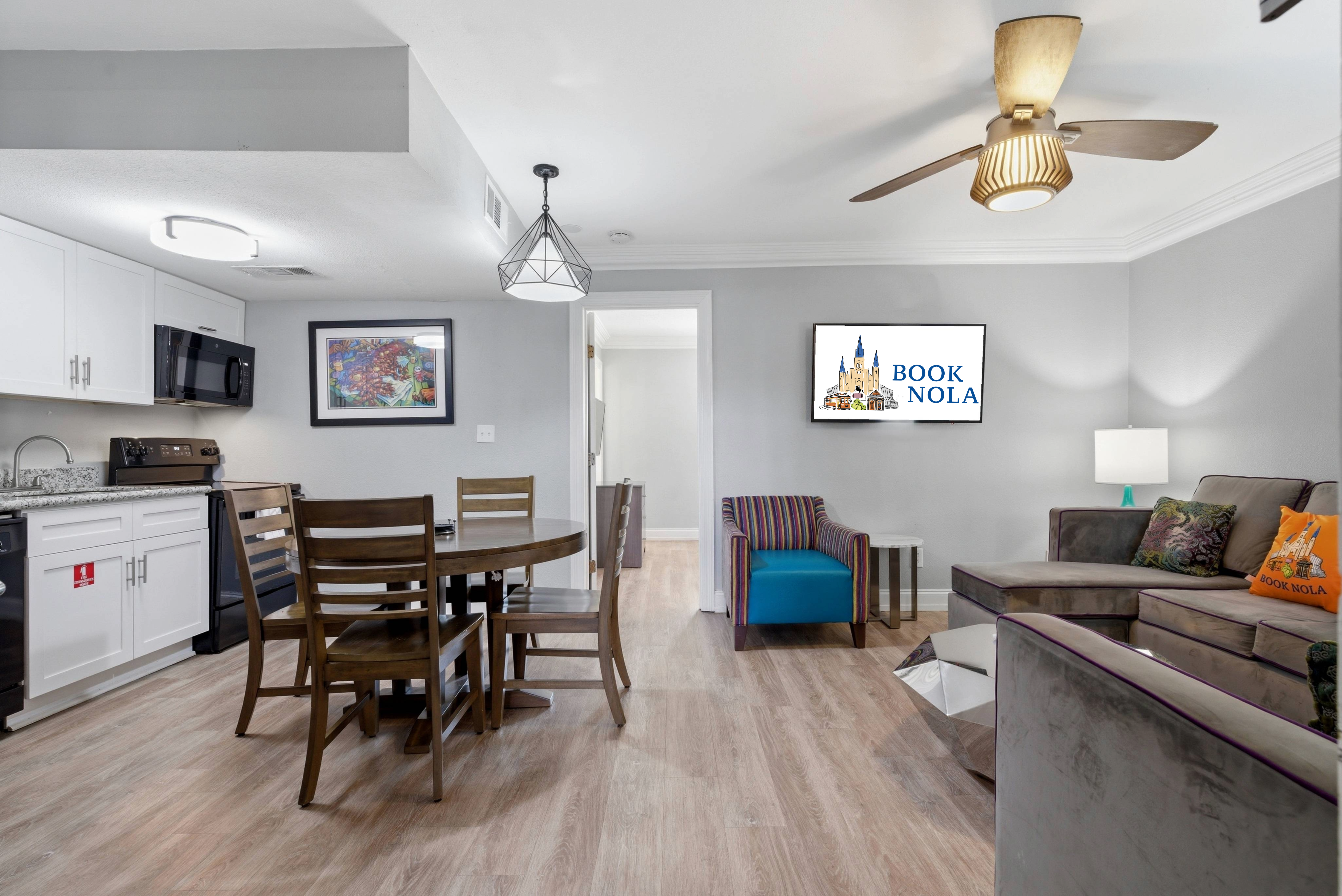 Dining space for shared meals