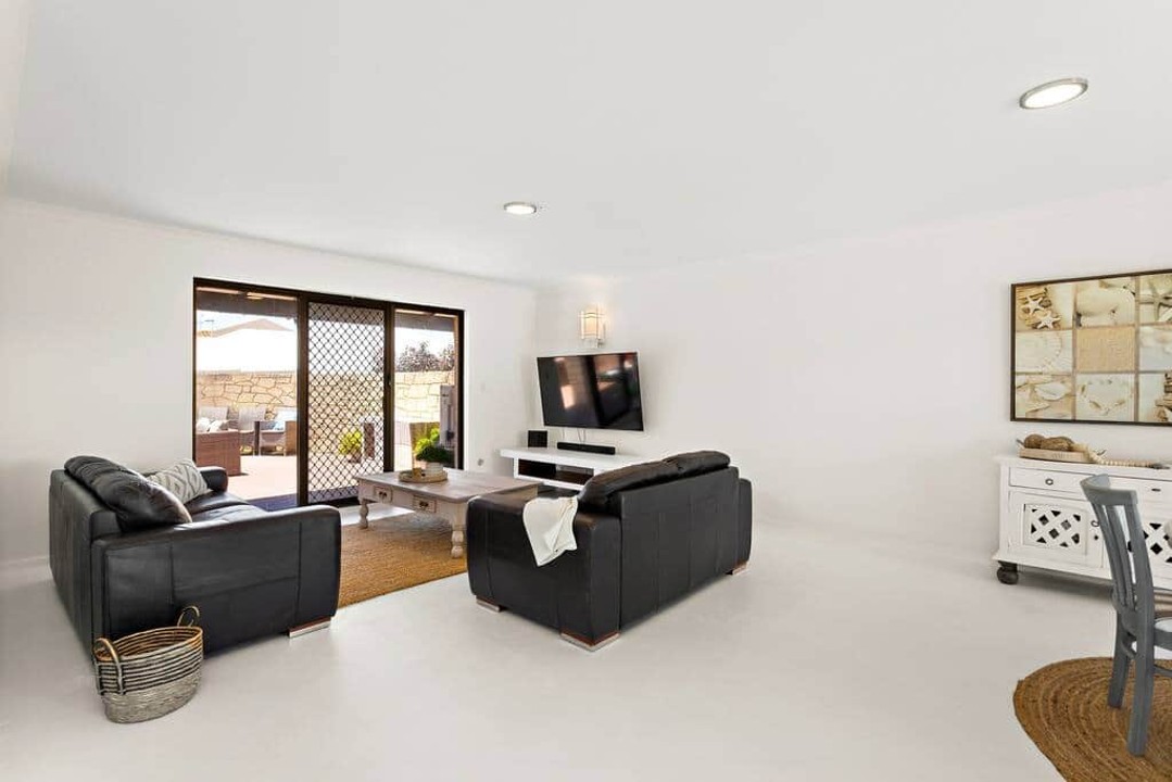 Spacious family living area.