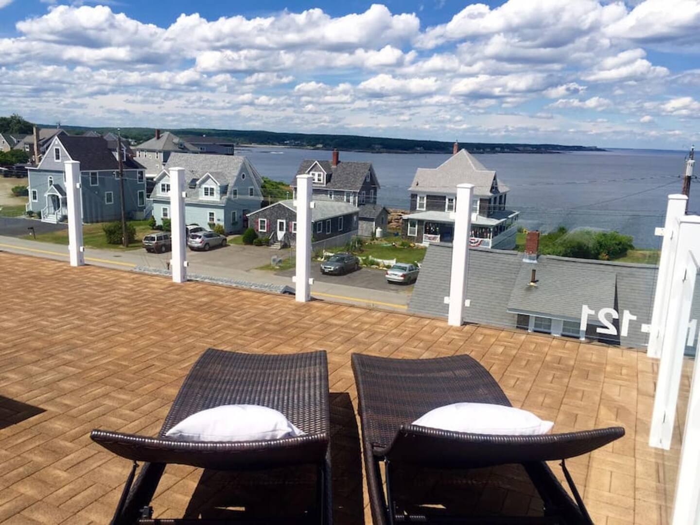 Gorgeous roof top deck home with water views! — Nubble Peninsula, ME — vacation rental