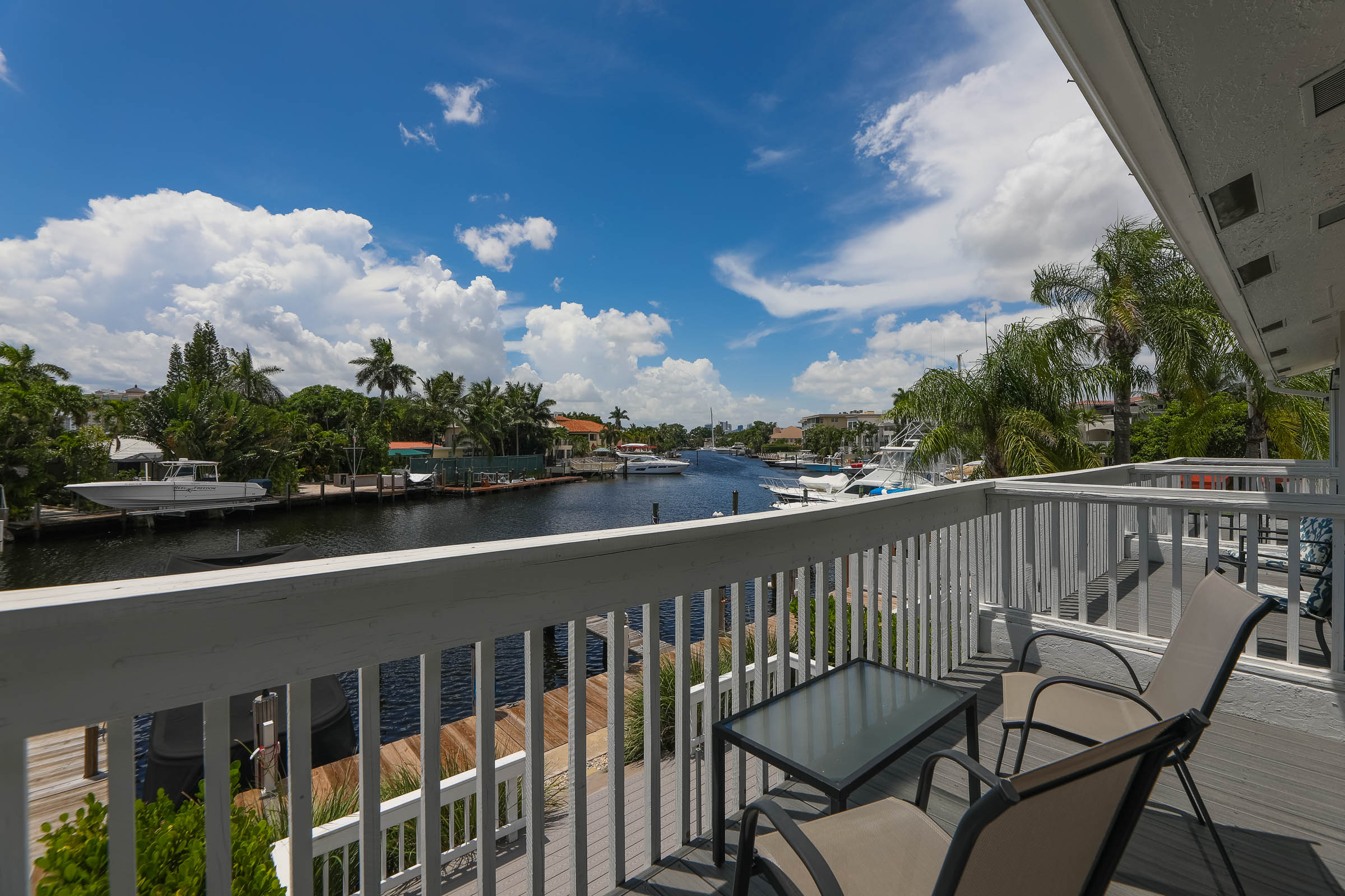 Intracoastal view from the Balcony.