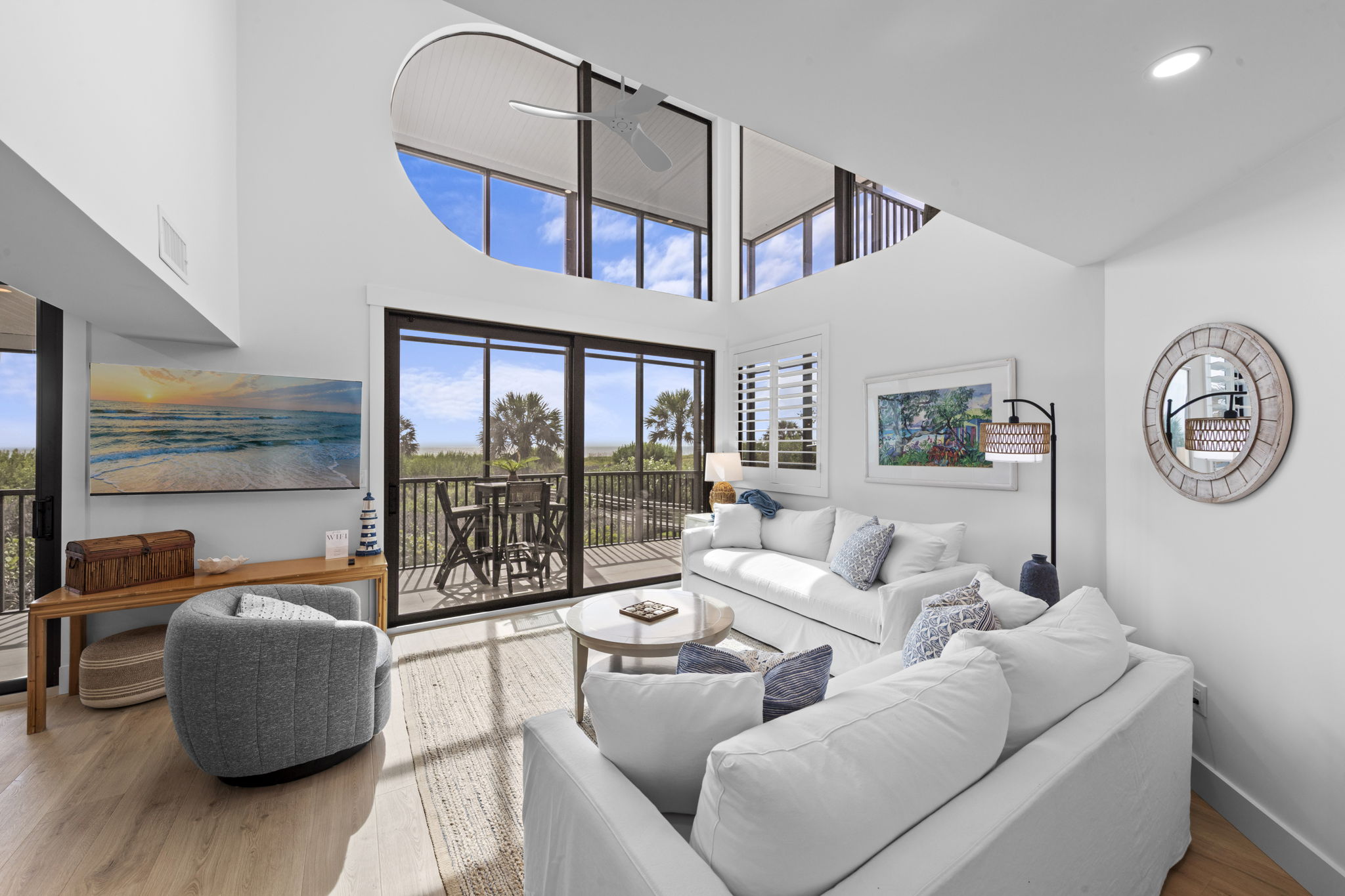 Gulf-Front Water Views: Garage + Beach Gear — Sanibel Island, FL — vacation rental