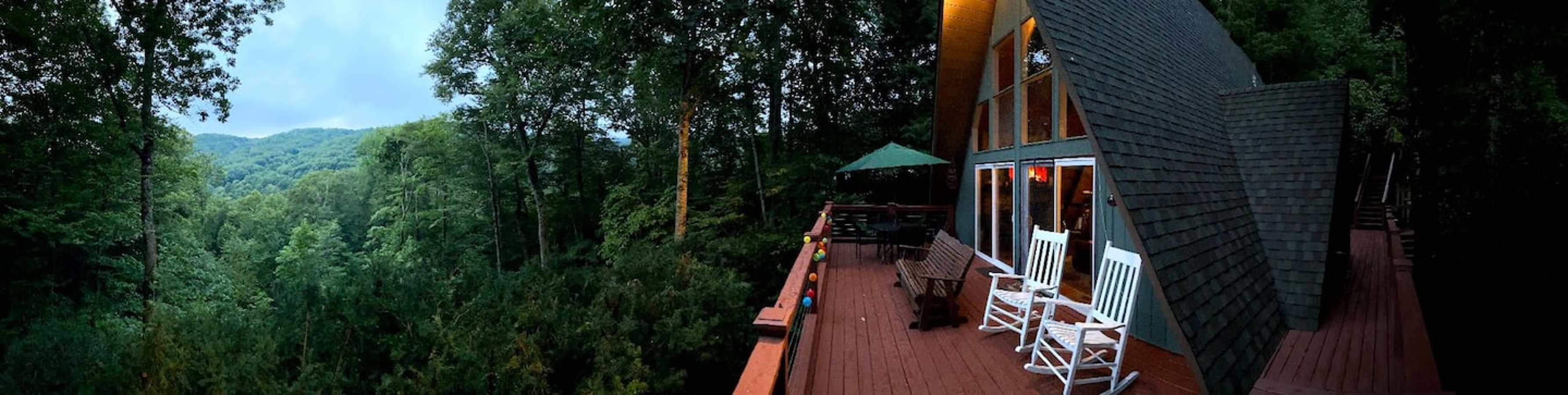 Unique A-frame Cabin, Hot Tub, Walk to Ski Resort — Mars Hill, NC — vacation rental