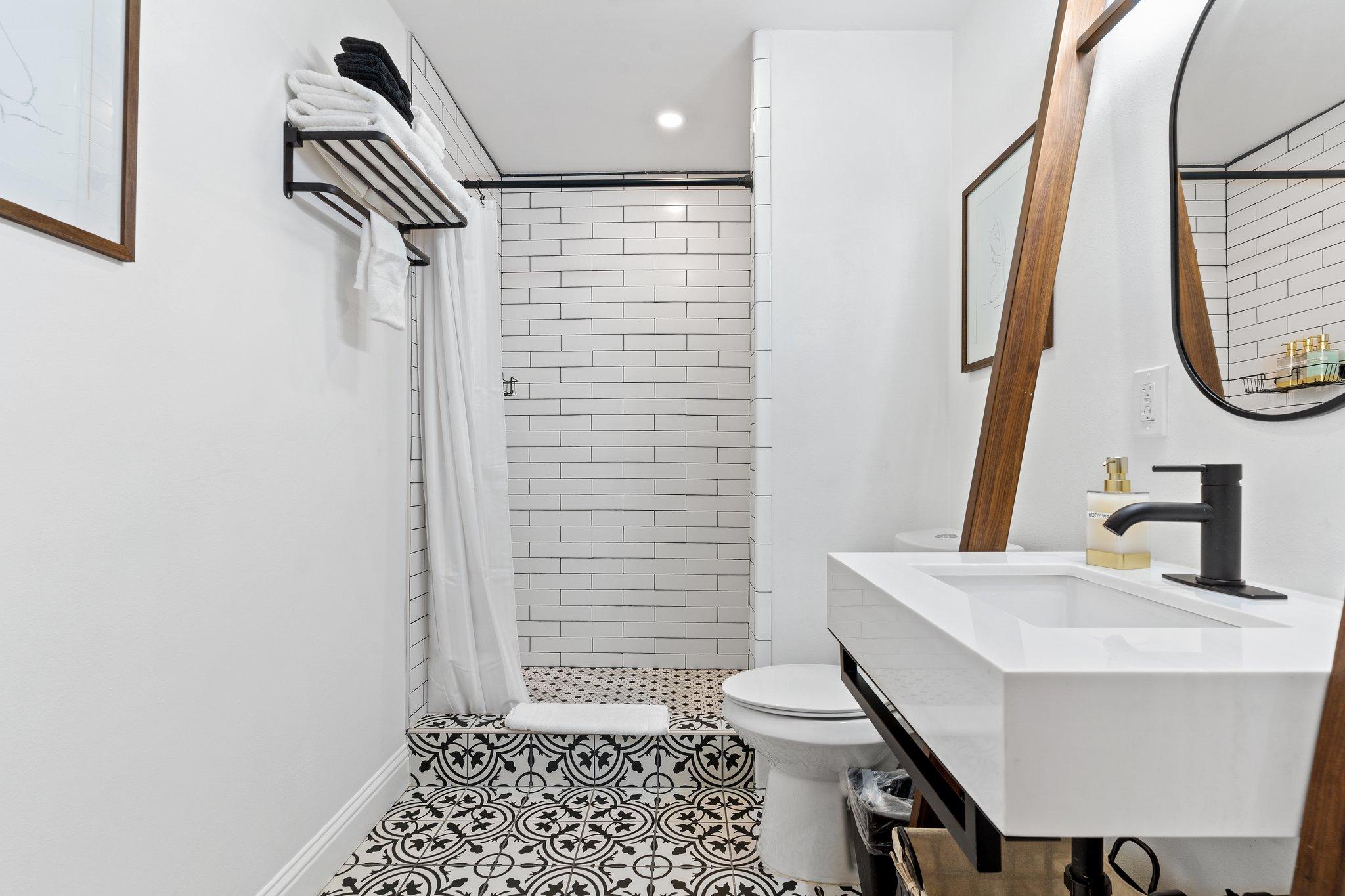 First bathroom
