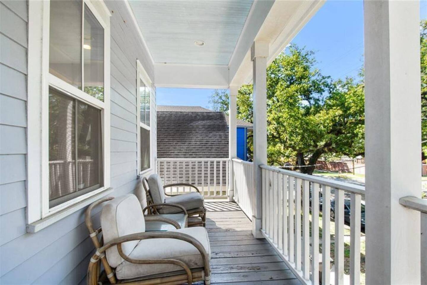 outdoor balcony area