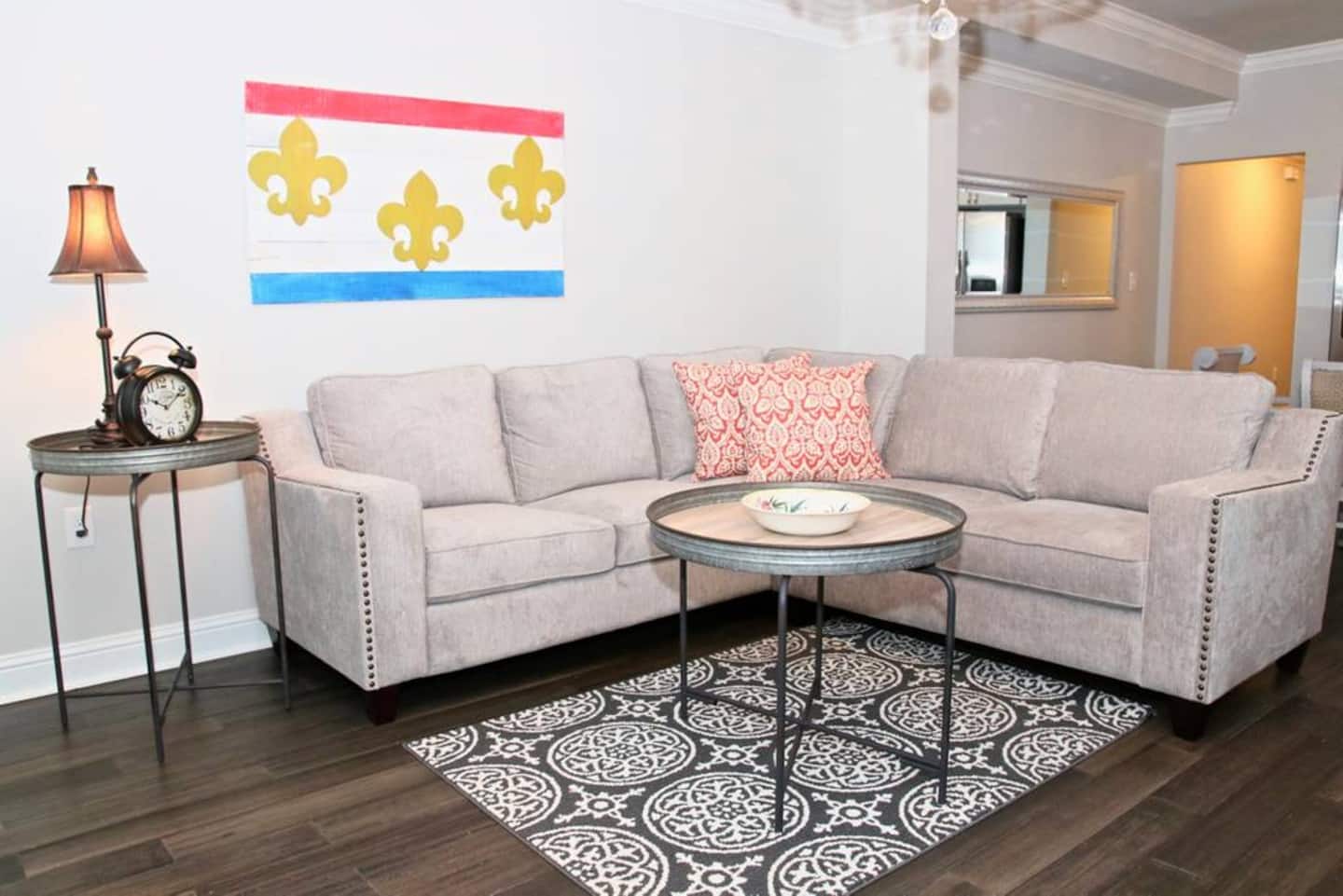 Living Room with Local Decor