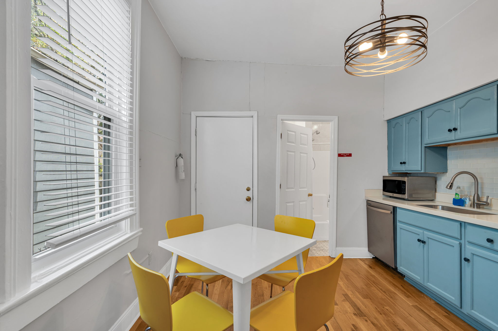 Bright dining area for meals at home