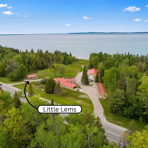 Little Lems is your standalone cabin on a quiet, shared property — just minutes from Mackinac Island ferries