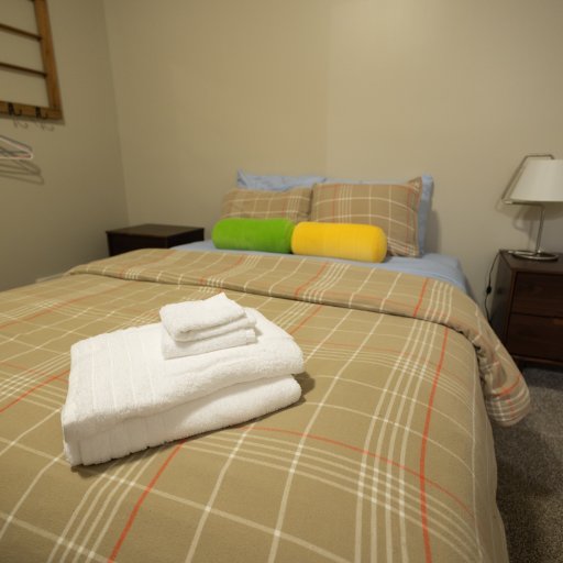 Spacious bedroom with natural light, dual beds, and easy access to the outdoor patio for fresh air and relaxation
