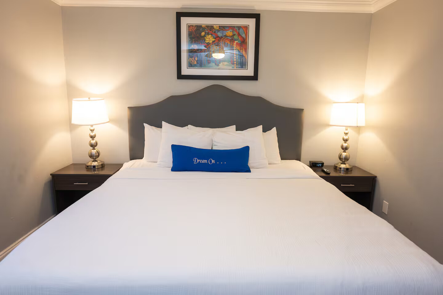 Comfortable king bedroom retreat