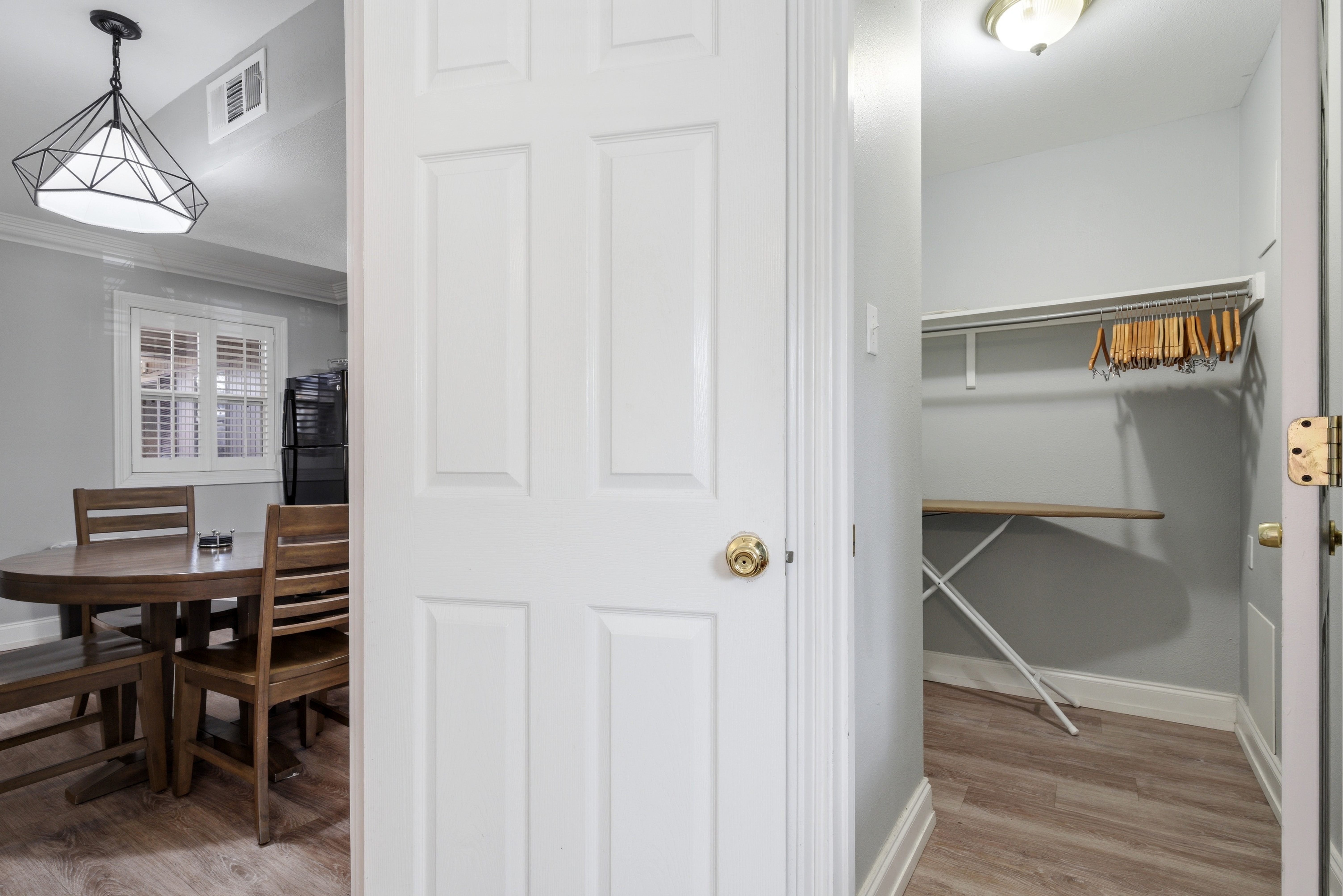 Neat storage space for your belongings