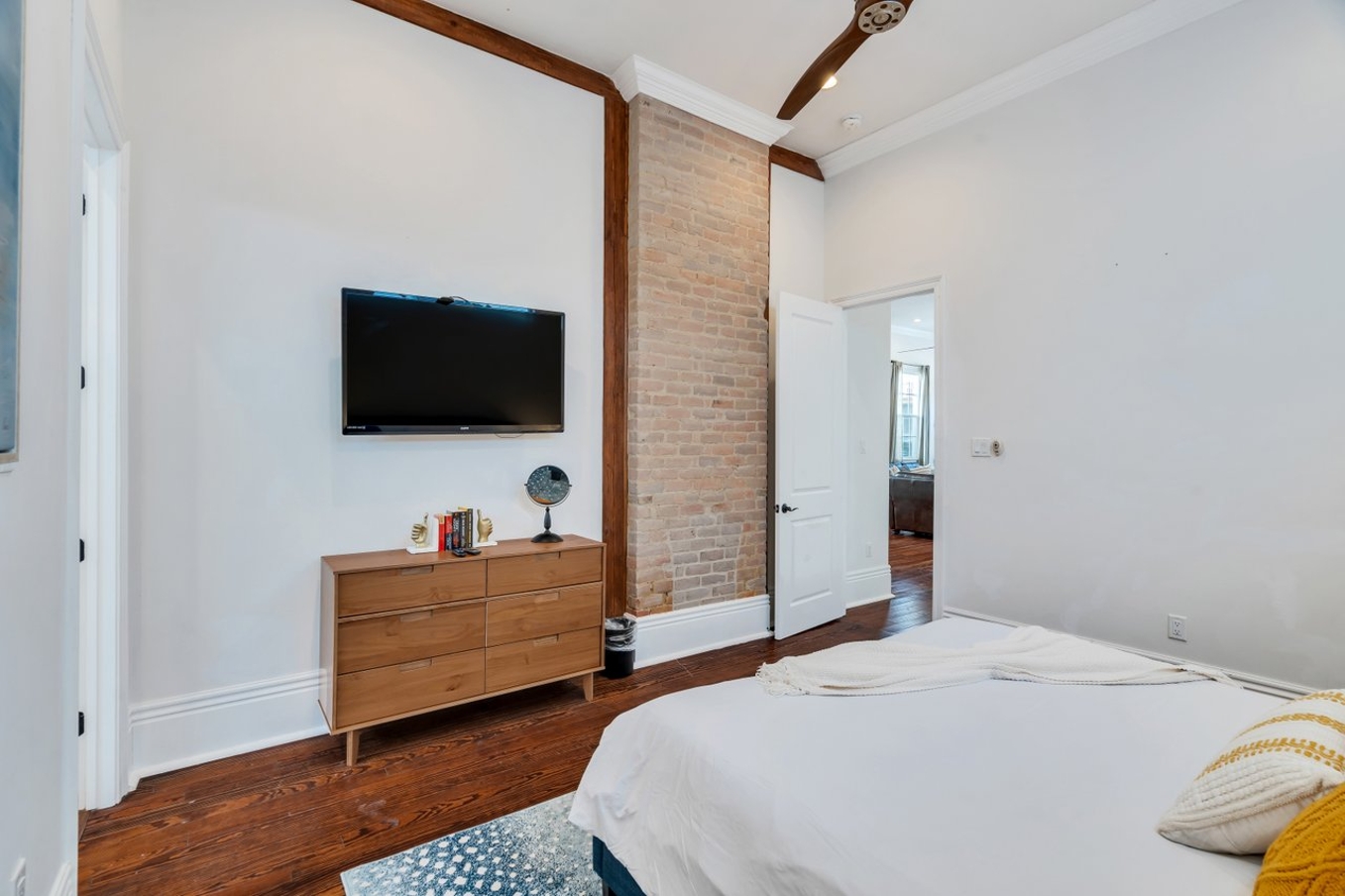 Third Master bedroom with ensuite bathroom | Smart TV