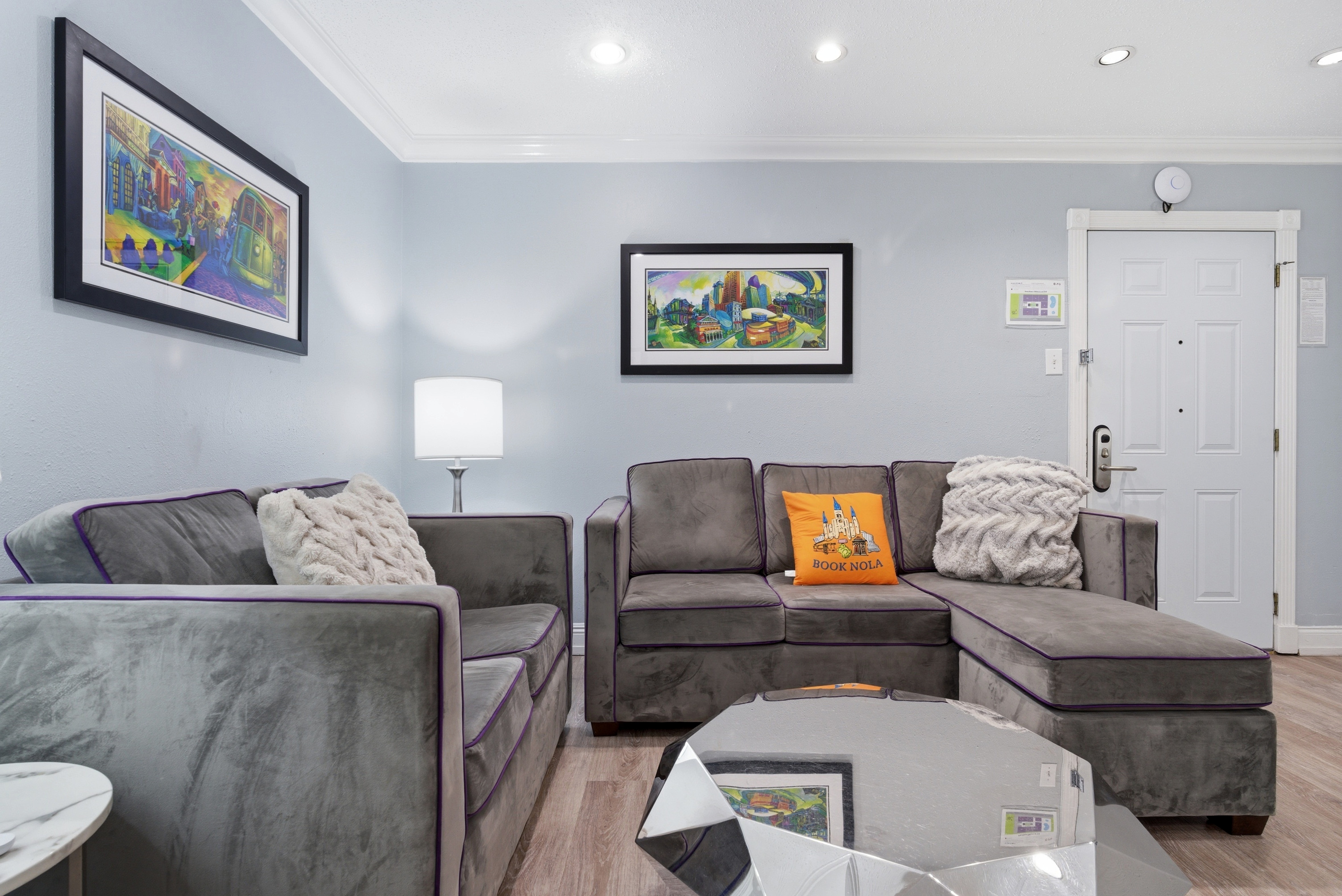 Warm living room made for gathering