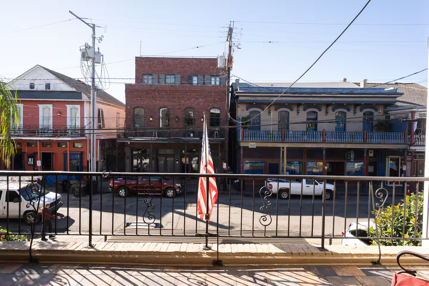 Balcony views of the neighborhood