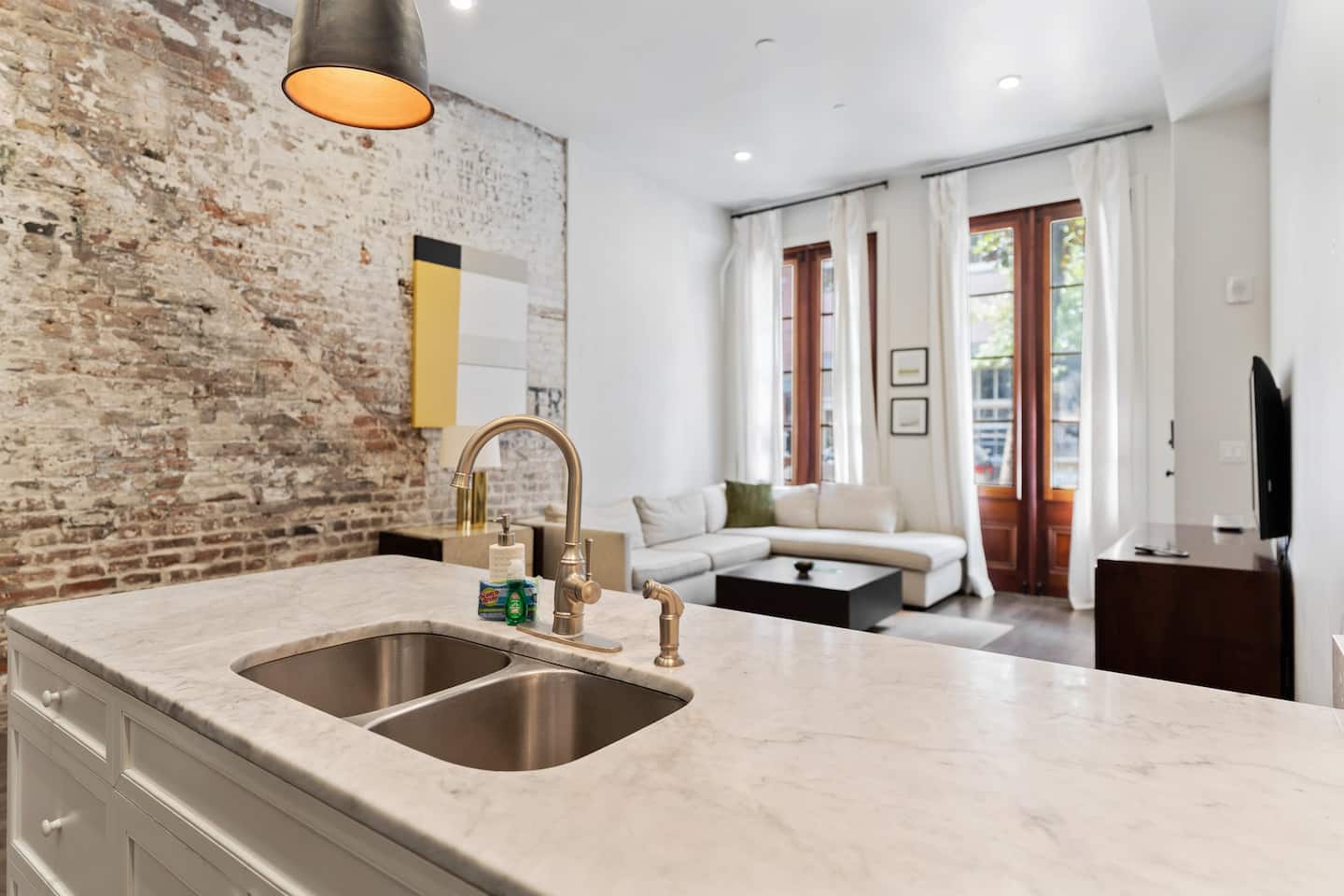 Kitchen + living room