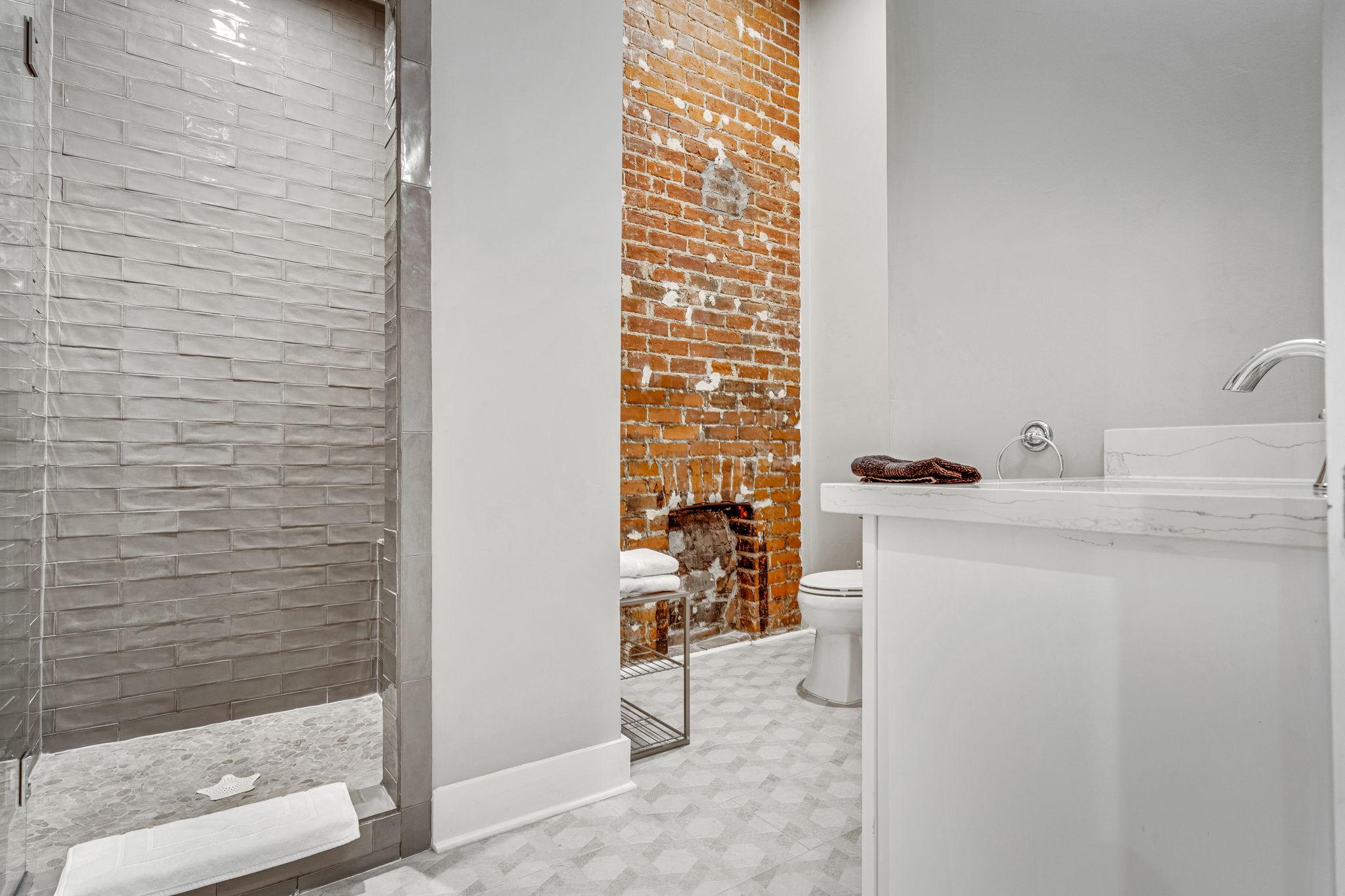 Fully Stocked Bathroom