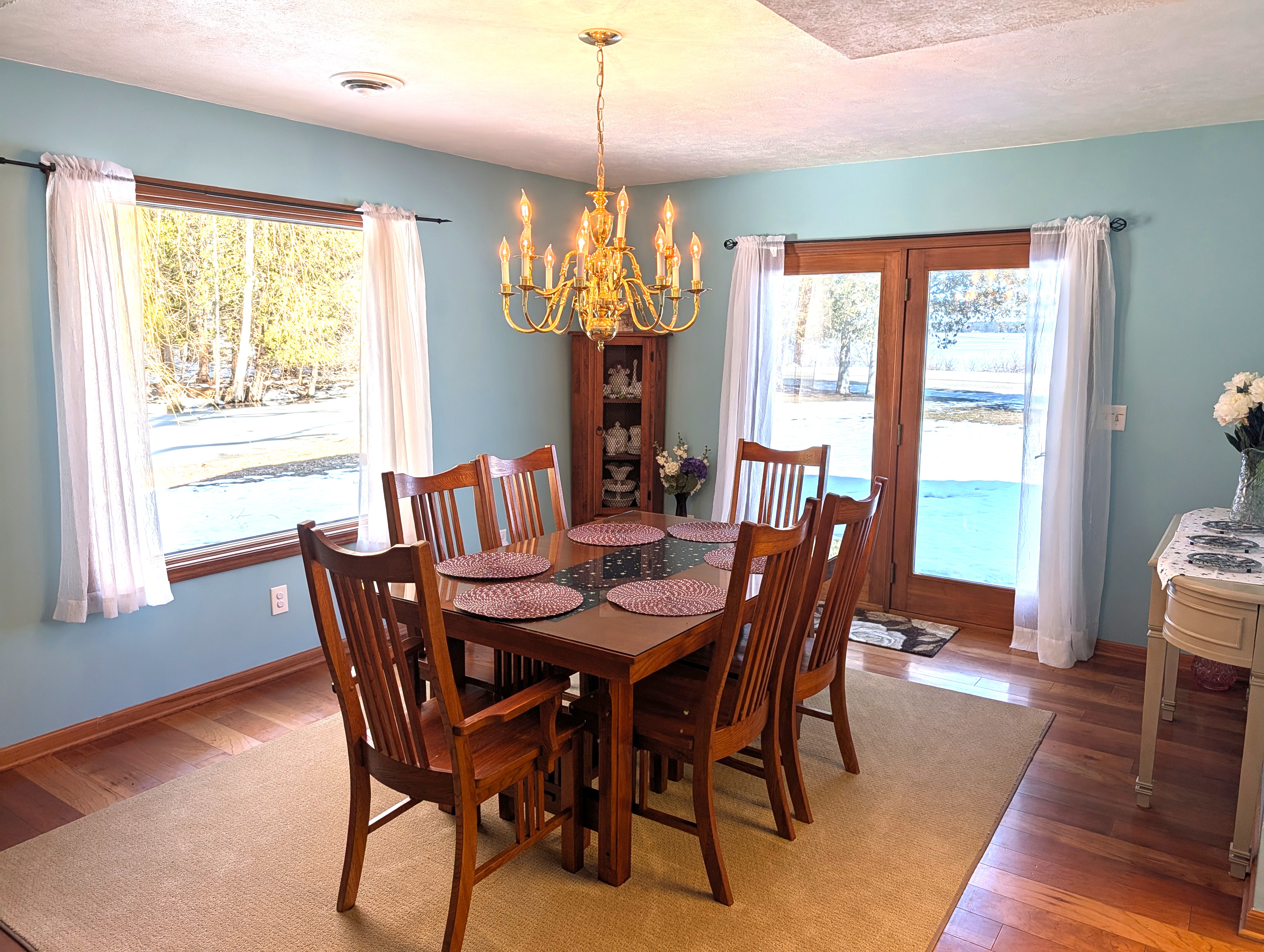 DINING AREA #2:  There is a more formal dining area on the opposite side of the kitchen.