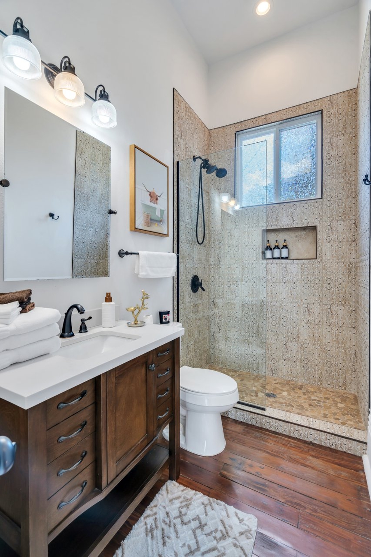 First full bathroom | Walk in shower