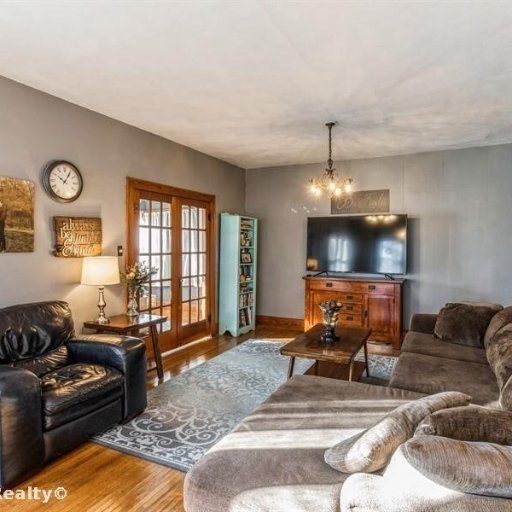 Cozy open concept family room