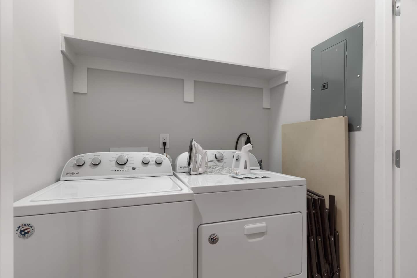 Washer and dryer in unit