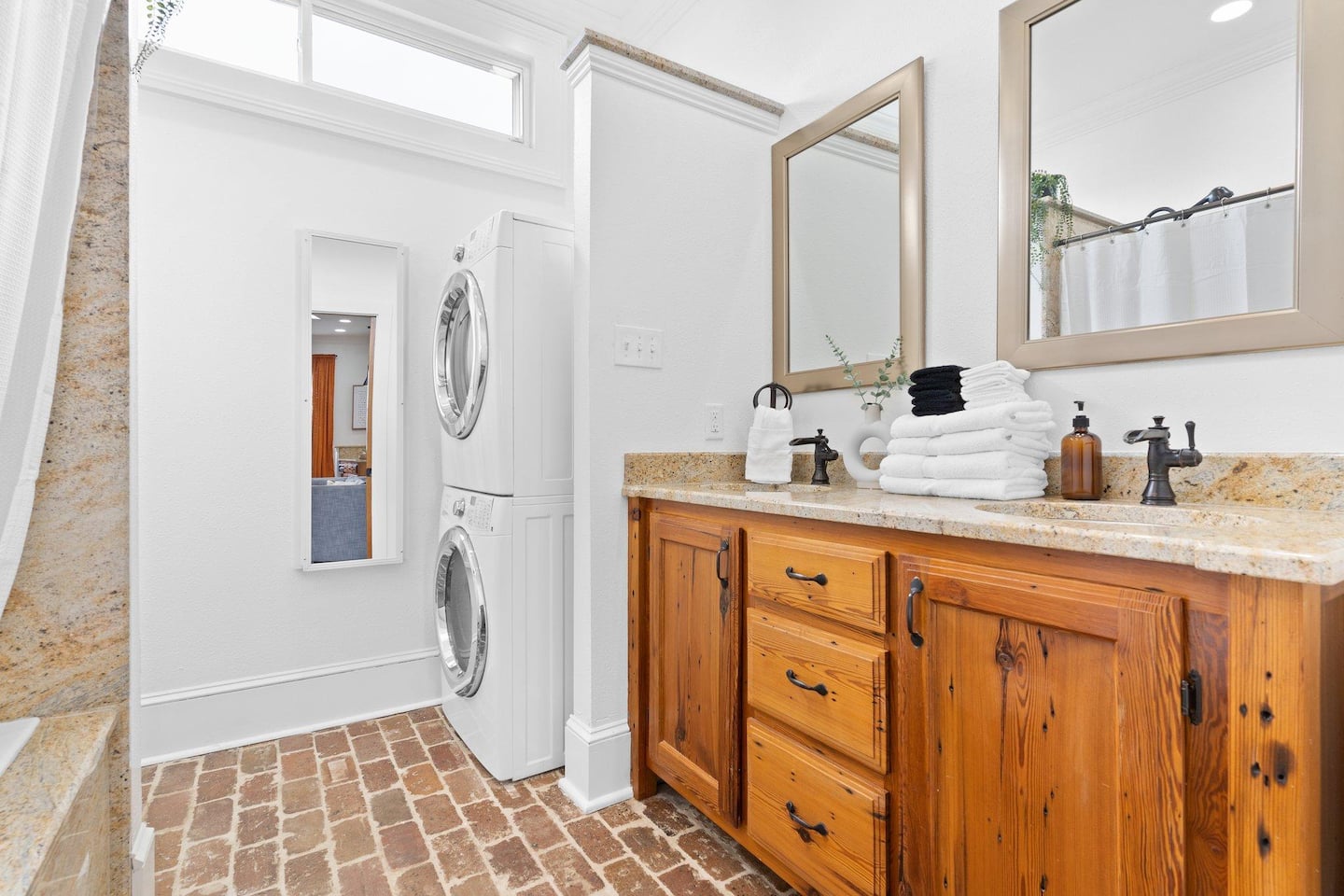 View of bathroom from entrance