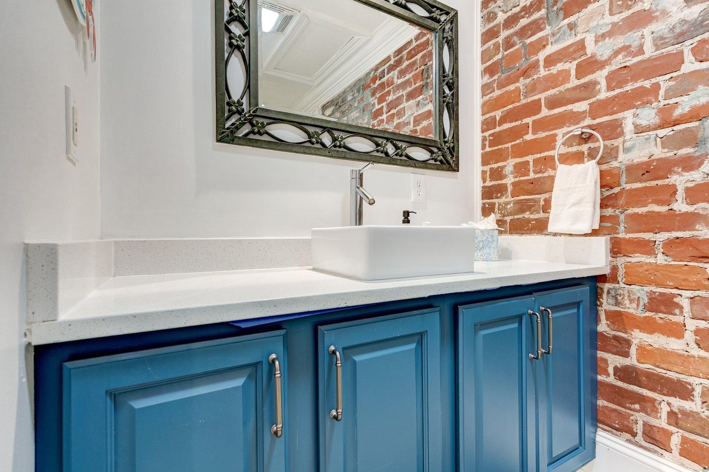 full-sized bathroom vanity