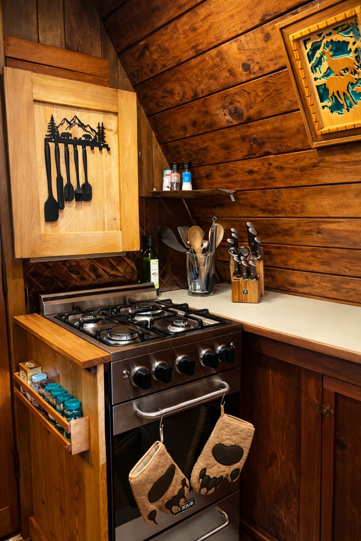 Cook up something special on the propane stove, where rustic charm and ...
