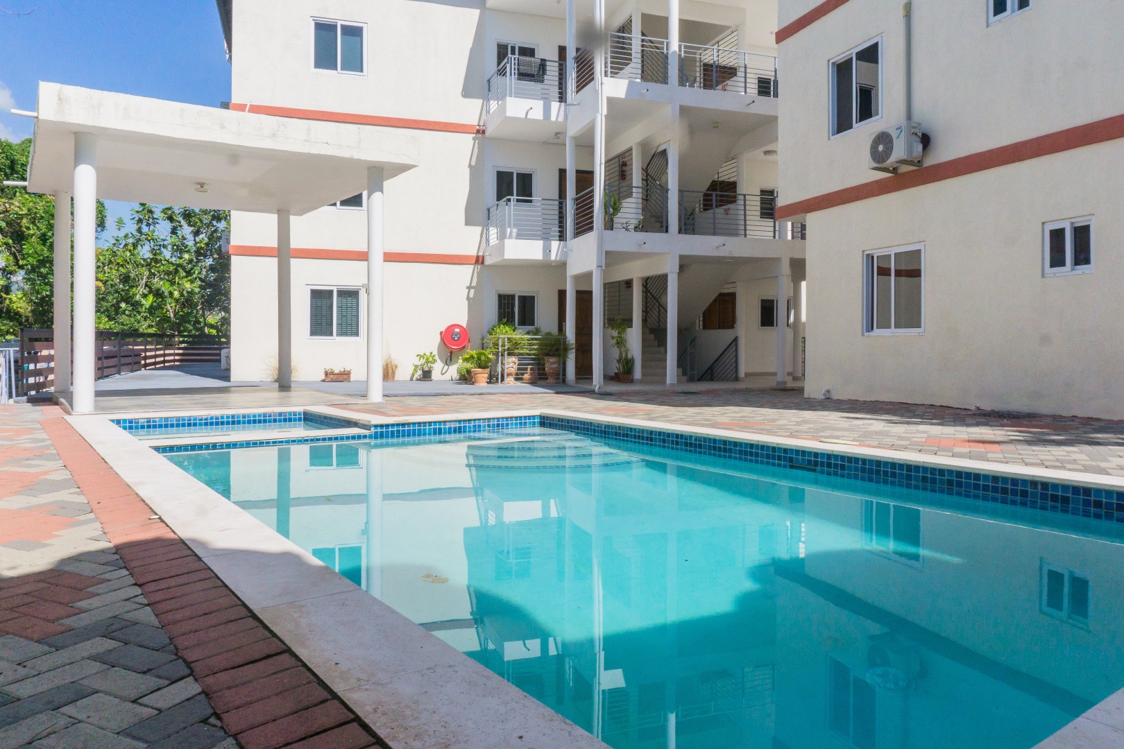 Large Secure Two Bedroom Business Condo — Pool