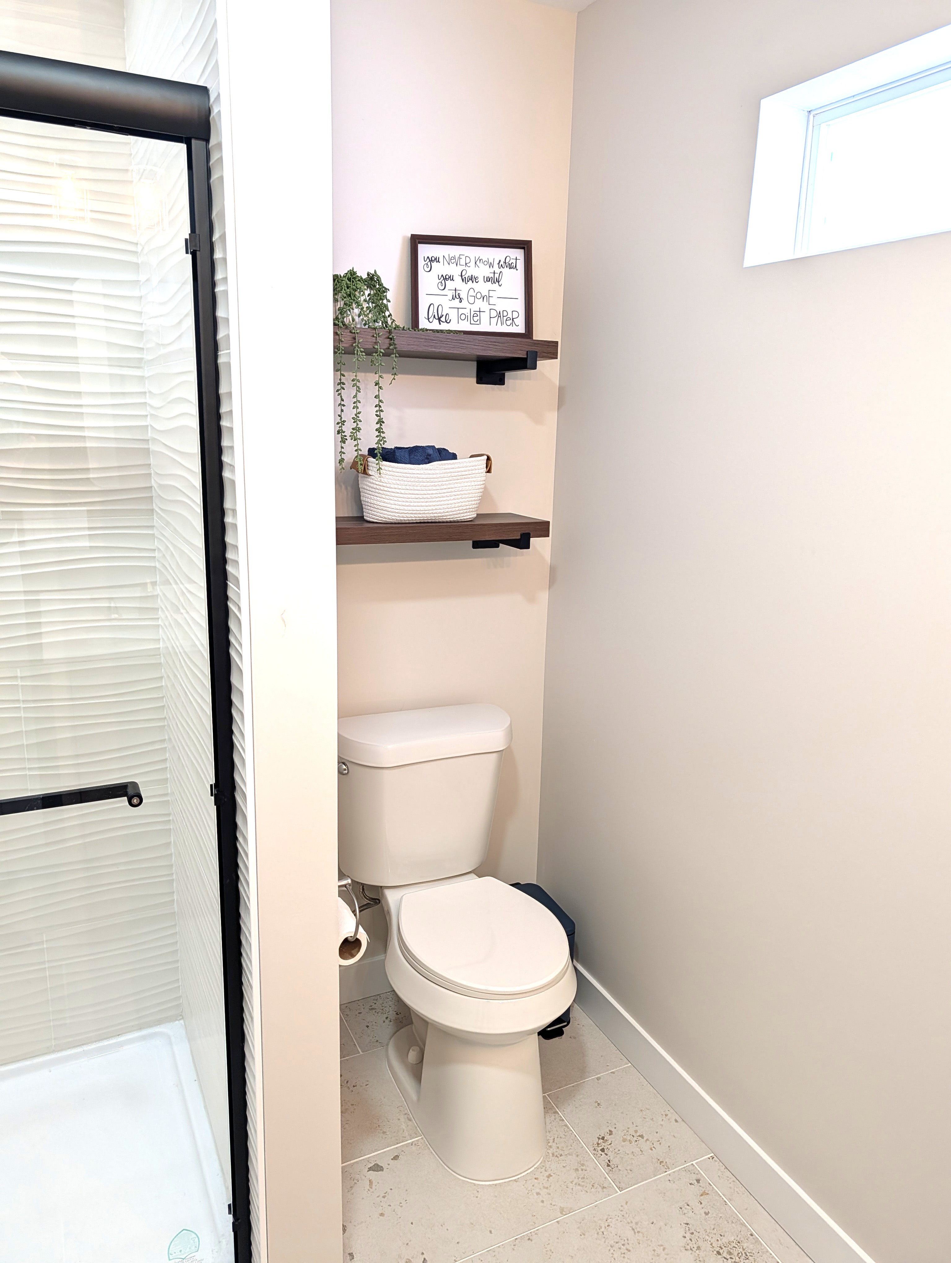 BATHROOM #1 (MAIN FLOOR):  This is a beautiful private ensuite full bathroom for Bedroom #1.