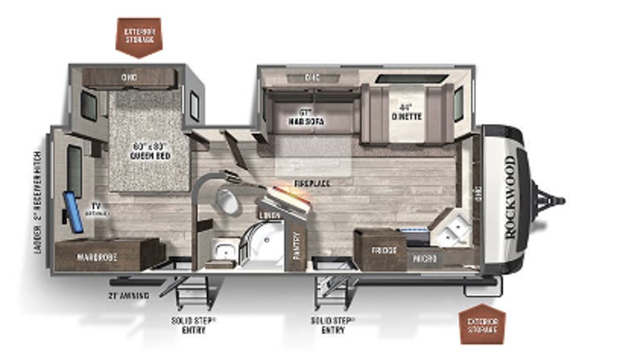 [73] 2022 Rockwood for Couples floor plan