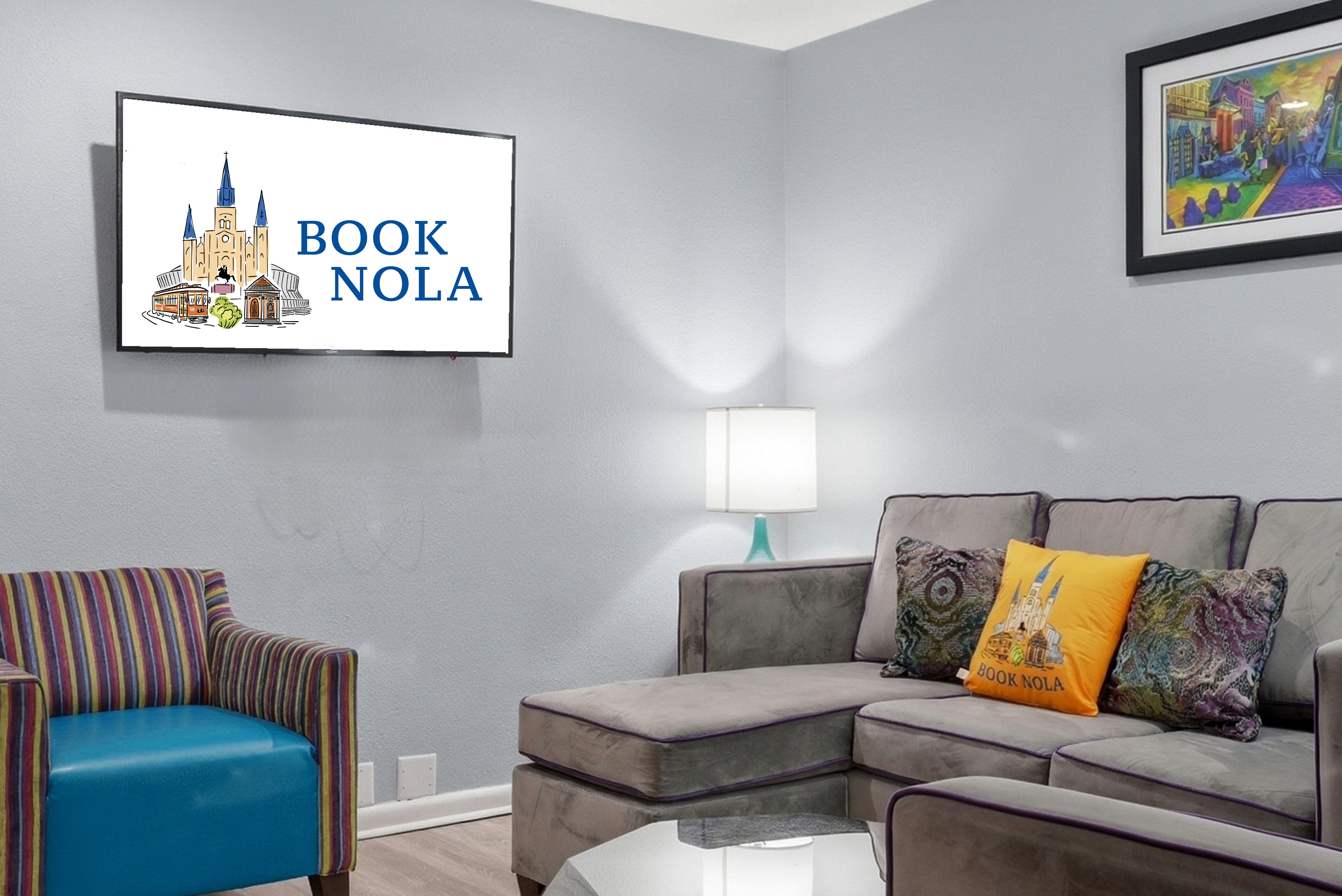 Cozy living corner with inviting comfort